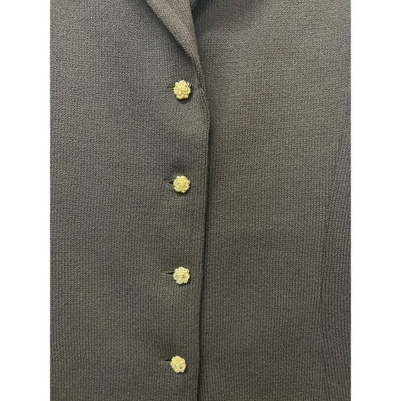 St. John Collection Brown Wool Blend Jacket Pant Suit - Picture 4 of 14